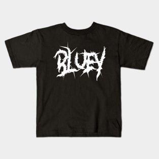 Death Metal Bluey Kids T-Shirt